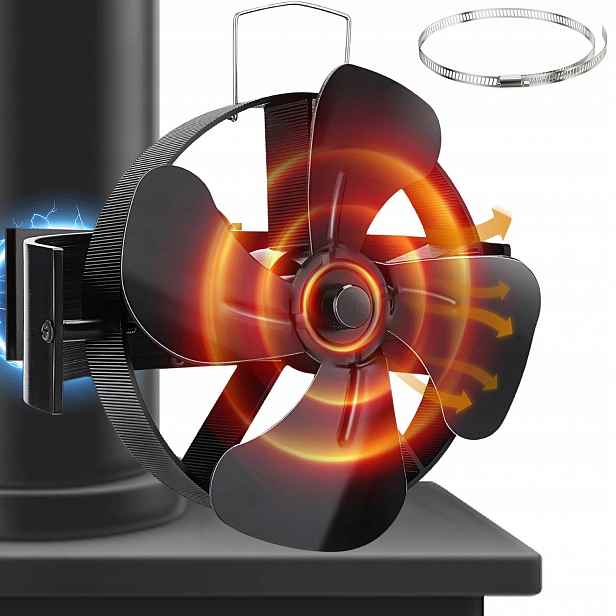 Magnetický Termoelektrický Krbový Ventilátor Napájený Teplem Turbína