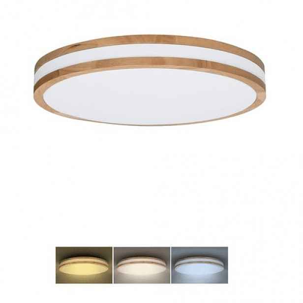 Stropní osvětlení Solight dřevodekor dřevo WO8007-30