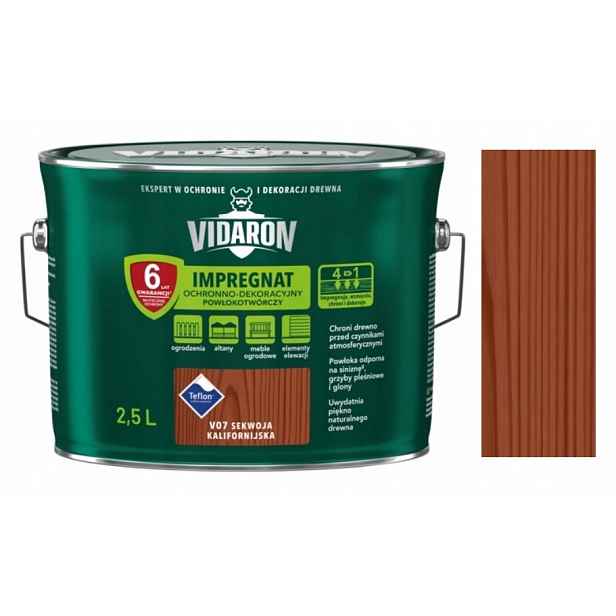 Vidaron Impregnát Na Dřevo 2,5 L Kalifornská Sekvoje V07