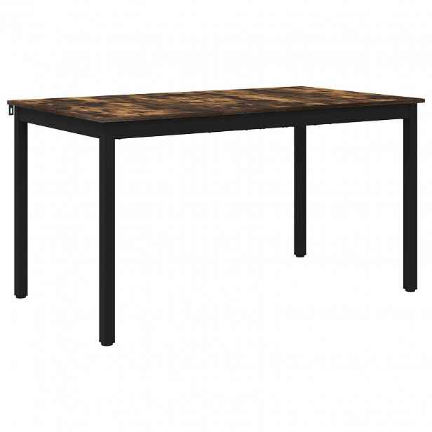 vidaXL Jídelní stoly 140 x 80 x 75 cm Kompozitní dřevo Kouřový dub
