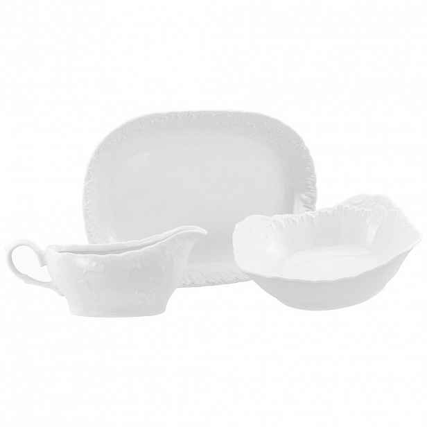 Creatable SERVÍROVACÍ SADA Rokoko weiss 3dílné
