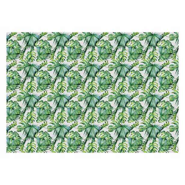 Fototapeta Tropické listy vzor zelená vinylová 208x146 lepidlo