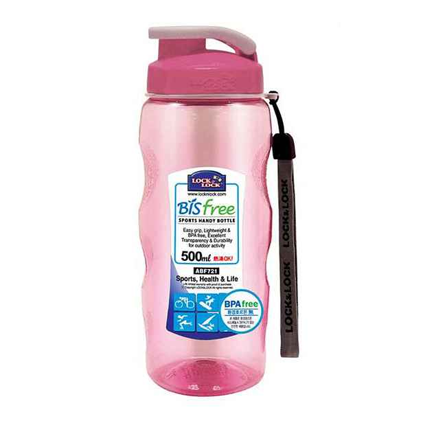 LOCKNLOCK Lahev na pití LOCK Bisfree 500ml růžová
