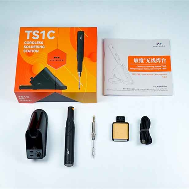 Miniware bezdrátová pájecí stanice TS1C hrot TS-B02