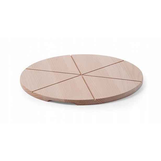 Dřevěná krájecí deska na pizzu 35 cm Hendi 505557