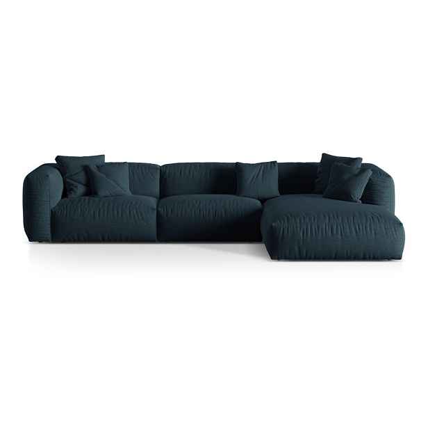 Tmavě modrá modulární rohová pohovka (pravý roh) Martina – Micadoni Home