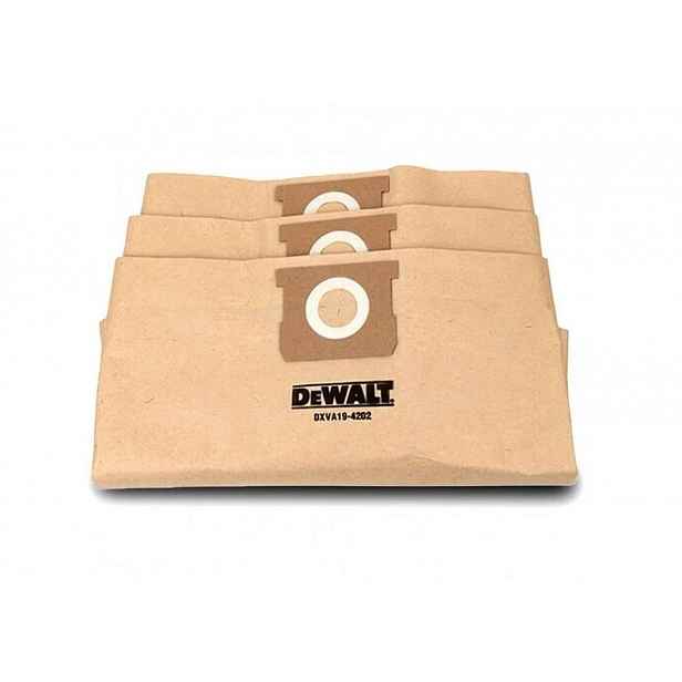DeWALT - Náhradní sáčky do vysavače, 3 ks DEW100518