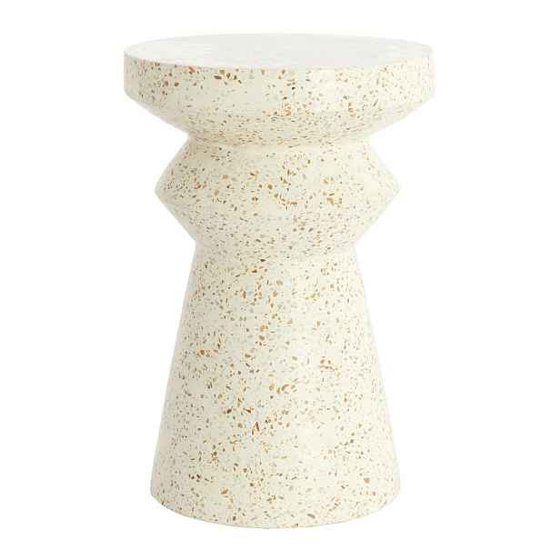Terrazzo kulatý odkládací stolek ø 32 cm Sella – Light & Living