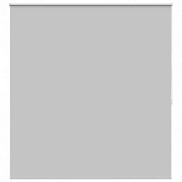 vidaXL Zatemňovací roleta 144,4 x 175 cm, šířka látky 140 cm, šedá