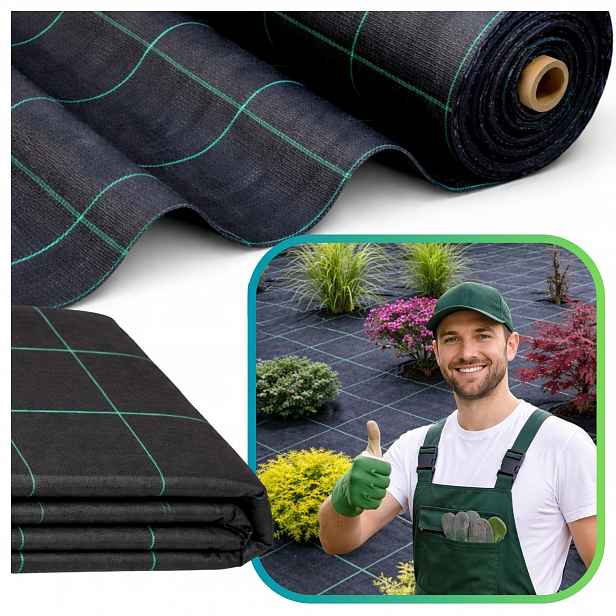 Agrotextilie Premium 100G/m2 2,1m x 25MB Silná Agrotextilie 210cm Uv