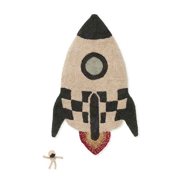 Bavlněný dětský hrací koberec 85x135 cm Rocket – Lorena Canals