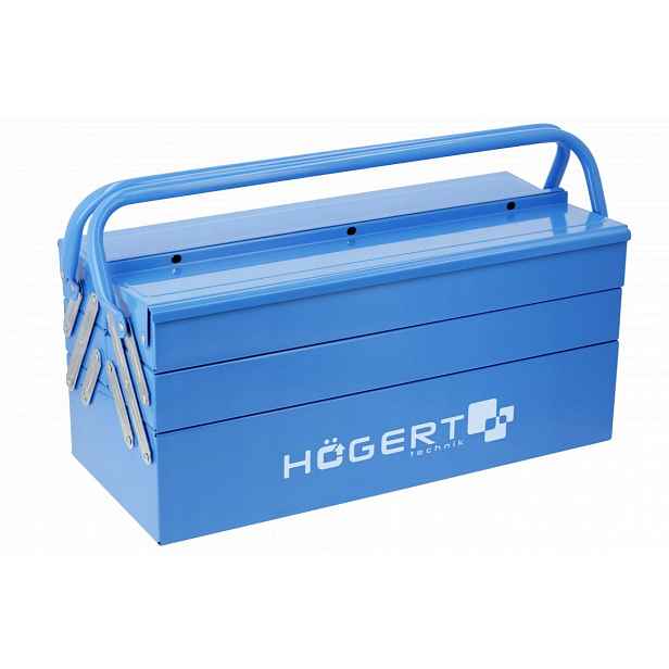 Hogert HT7G077 Kovový Box Na Nářadí 18'' 45x20,5x20 [cm] 5 Komor