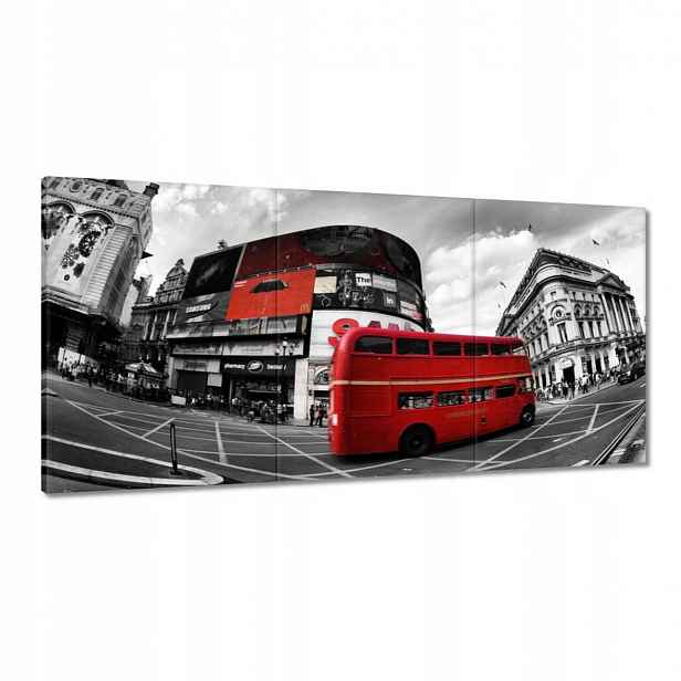 Obrazy 120x60 Červený Londýn