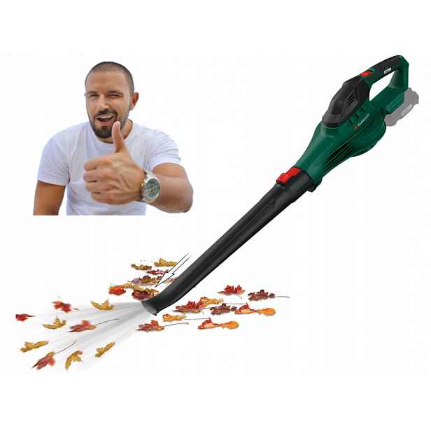Parkside Akumulátorový foukač listí 20V 30 l/s 1,31 kg Lehký 210 km/h