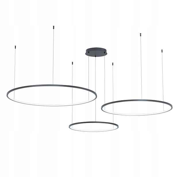 Závěsná Led lampa Eko-Light Saturno ML0846 100W 4500lm 4000K černá