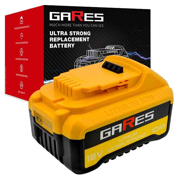 Akumulátor Gares pro Dewalt Xr DCB183 DCB200 DCB201 Články 21700 18V 10Ah