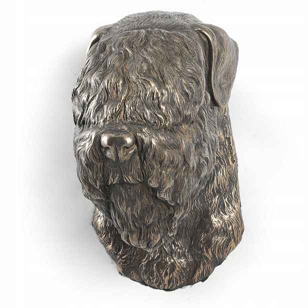 Černý ruský teriér, závěsná figurka psa, soška, busta, socha