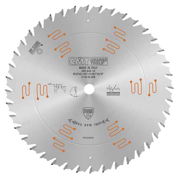Cmt Pila Hm na dřevo 250x30x40Z/ Chromovaná