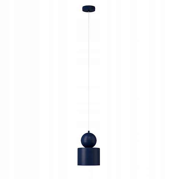 Sigma Lighting Mosaic závěsná lampa modrá válcová 1xE27 15W