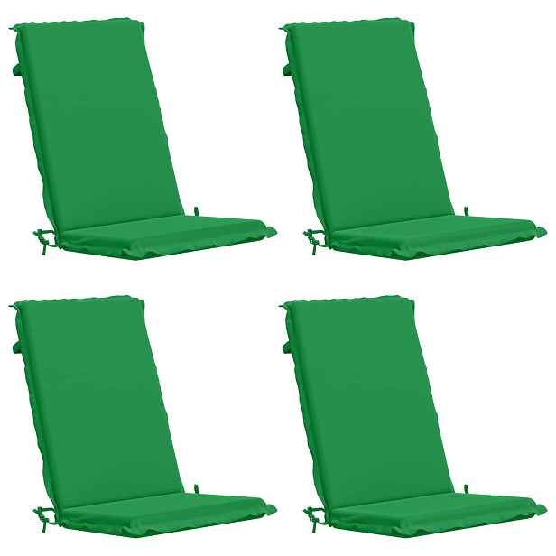 vidaXL 4-dílné polštáře na vysoký záhlavník Bhair GEMERT 4 pcs Zelená