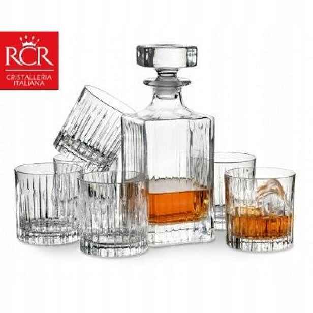 Rcr – Sada Na Whisky: Karafa 6 Sklenic