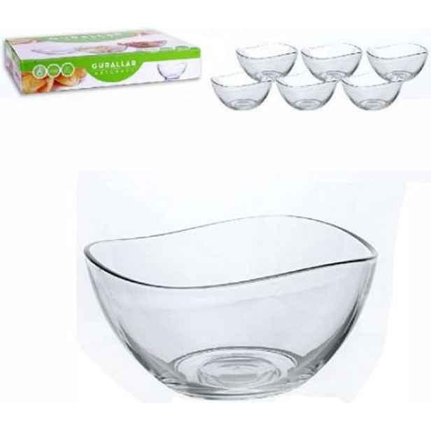 miska 220ml, 6ks, VIRA, komp., sklo 5,2x10,4