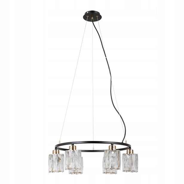 Simona PND-40814-6-BK-HBR Závěsná lampa s krystaly