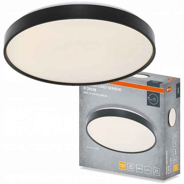Stropní Svítidlo Led Stropní Svítidlo Nástěnné svítidlo se senzorem 24W 1320lm 3000K