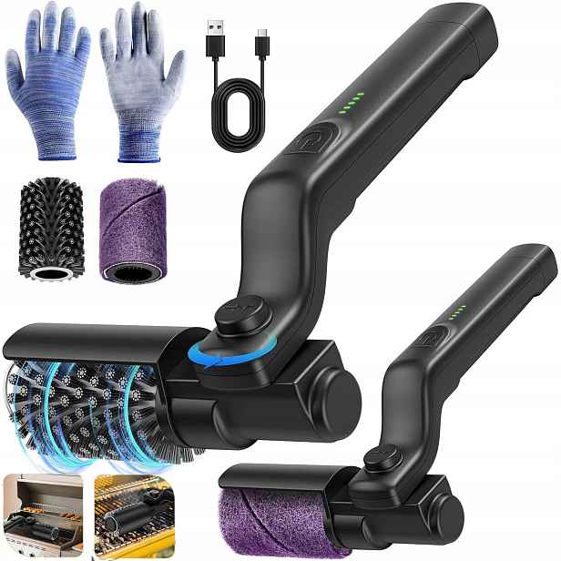 Elektrický Kartáč Na Gril, Nástroj Na Čištění Grilu 345 Ot/min