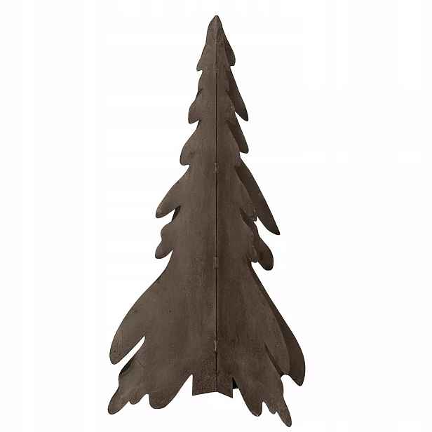 Metalový Vánoční Stromek ve stylu loft, stříbrný, skládací, výška 92 cm