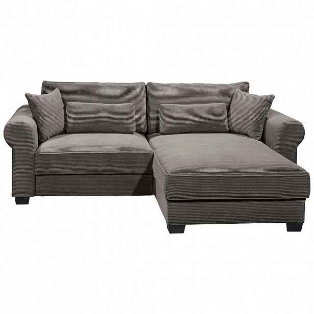 MID.YOU ROHOVÁ SEDAČKA, textil, mokka