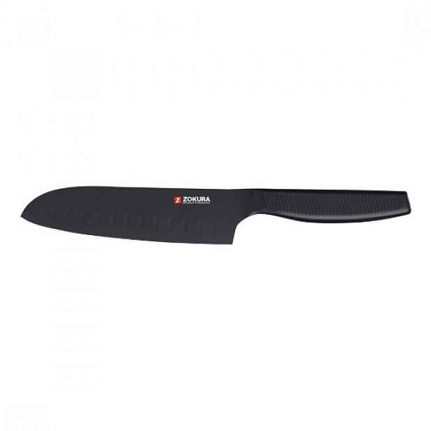 Nůž Santoku, nerezová ocel, 18 cm - Zokura
