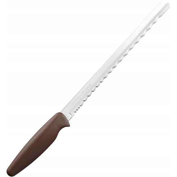 Nůž na chléb Kai Bready One AB5524, čepel 21 cm, hnědá rukojeť