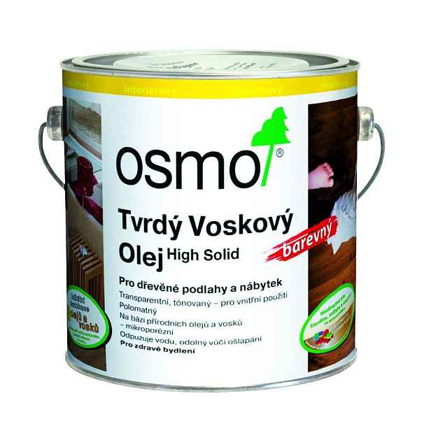 Olej tvrdý voskový Osmo 3067 světle šedý 0,75 l