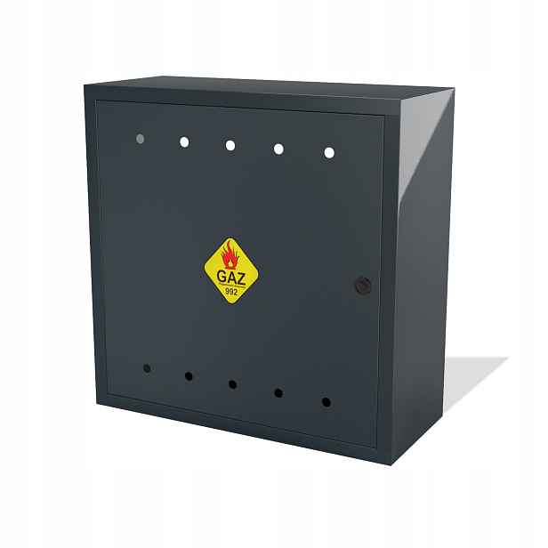 Plynová Skříňka 60x60x25 Ocelová 5 Barev Box Gaz