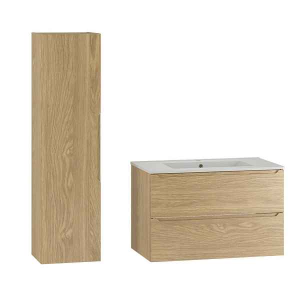 Petits-meubles KOUPELNOVÝ NÁBYTEK 80cm Viggo 2er-Set Dřevo