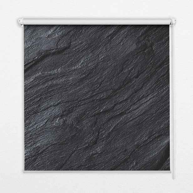 TULUP VNITŘNÍ roleta - okenní roleta - roleta - 60x140 cm - Černá textura