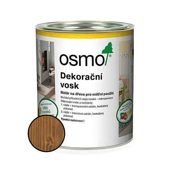 Vosk dekorační Osmo 3166 ořech 0,125 l