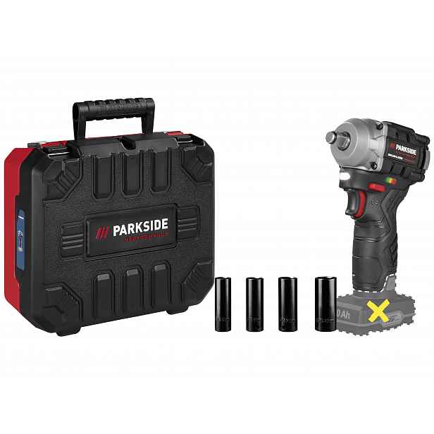 Parkside Performance® Aku rázový utahovák Ppdssa 12 A1 – bez akumulátoru a nabíječky