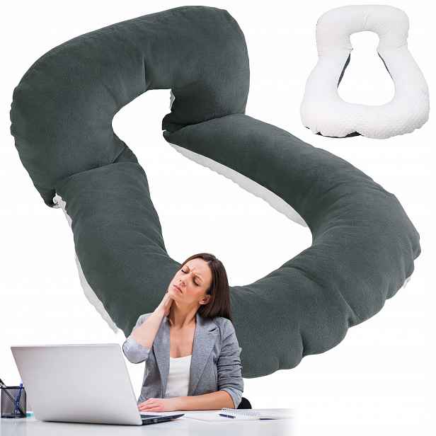 Polštář Na Čtení 2V1 Polštář Ergonomický Měkký Omyvatelný Ergonomický