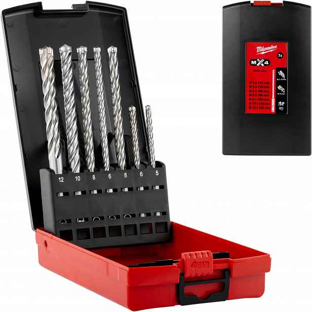 Sada vrtáků do betonu Sds Plus 5-12 mm 7 dílů Milwaukee MX4