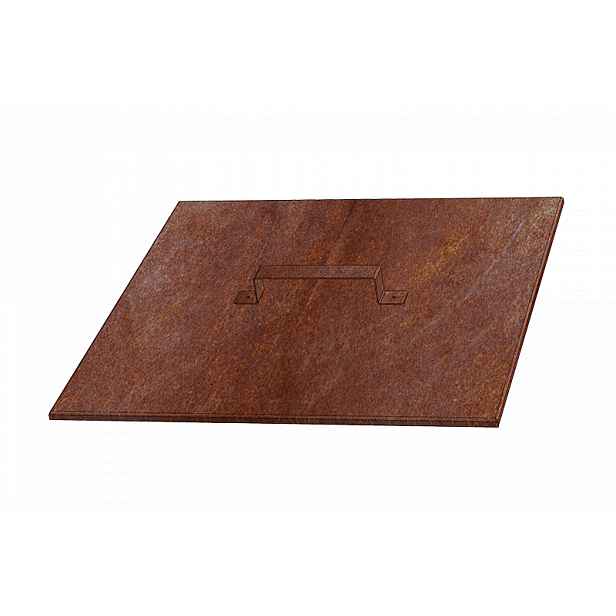 Zahradní ohniště Corgarden VÍKO 1020 70 x 70 x 1 cm Corten