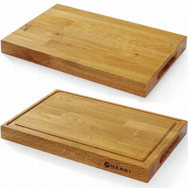 Deska pro servírování pokrmů Dubová 42x28 cm, tloušťka 4 cm