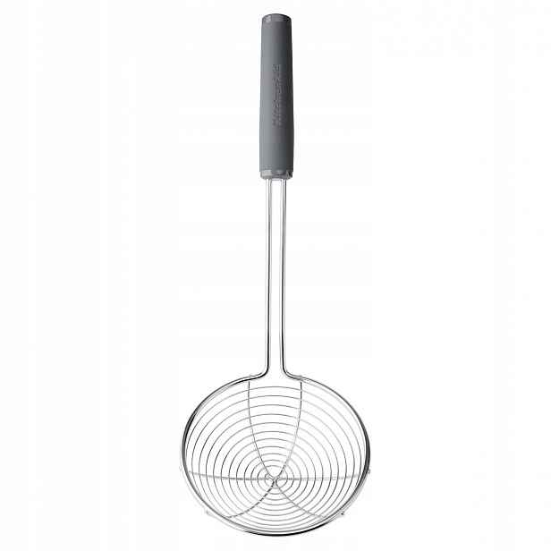 Cedník Čínský KitchenAid Coreline Cedicí lžíce ocelová 36 cm šedá