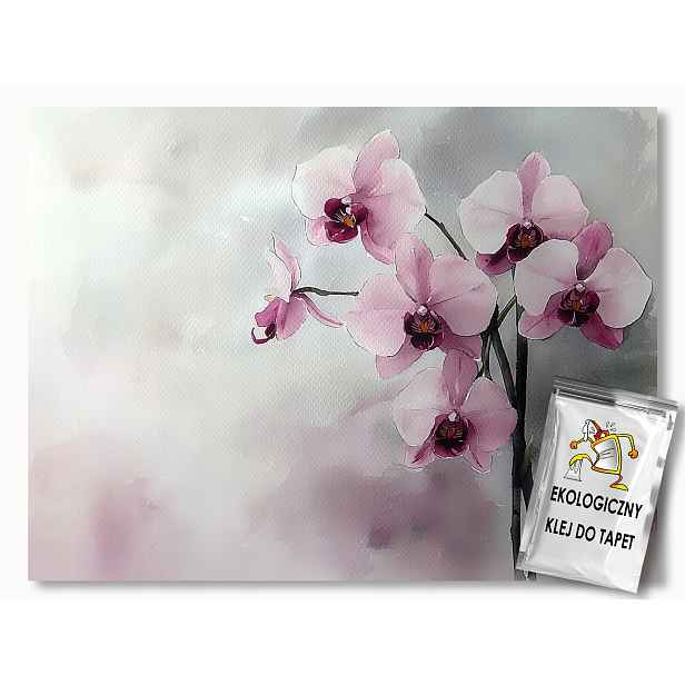 Fototapeta Flizelina Grafika Růžový Květ Orchidej 254x184 130g