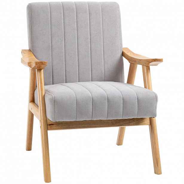 Redom RELAXAČNÍ křeslo 74/68/82 cm s područkami a polyesterovým potahem v sametovém vzhledu, Světle šedá