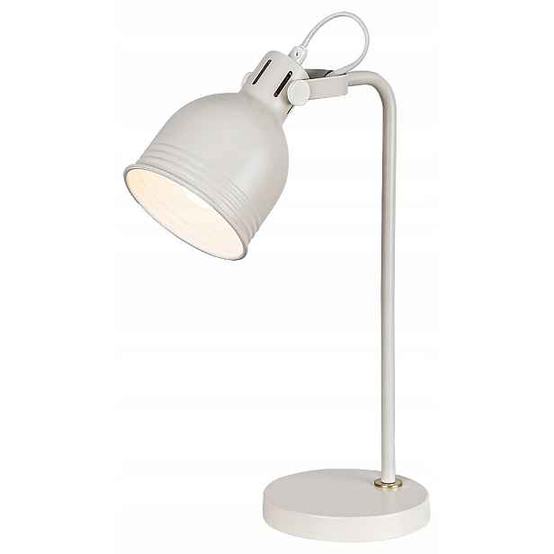 Stolní lampa Rabalux Flint béžová industriální E14