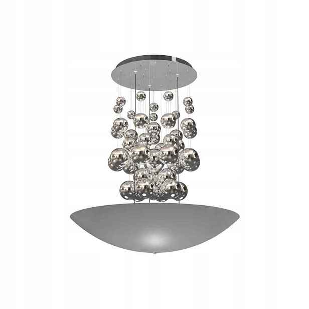Závěsná lampa Milagro Perla Silver ML858 42W Led 2940lm 60cm 4000K