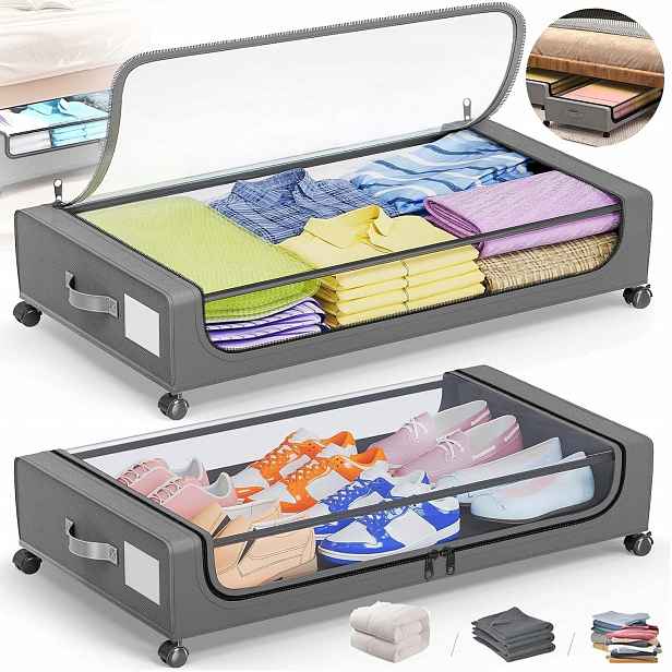 2 X Taška Na Ukládání Oblečení, Krabičky, Organizér Pod Postel, Kontejnery