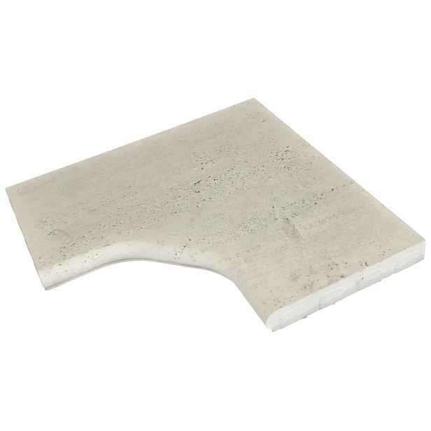 Lem bazénový vnitřní roh R90–160 Presbeton VERTO reliéfní slonovinová 600×600×45 mm